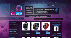 Desktop Screenshot of led-watch.cz