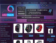 Tablet Screenshot of led-watch.cz